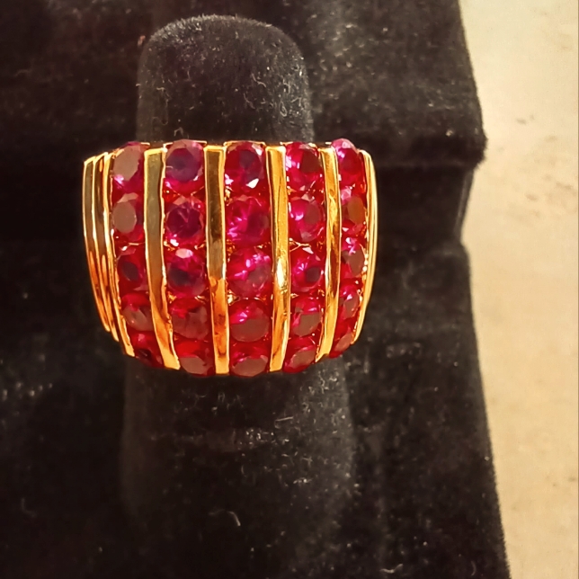 Ruby Cocktail Ring